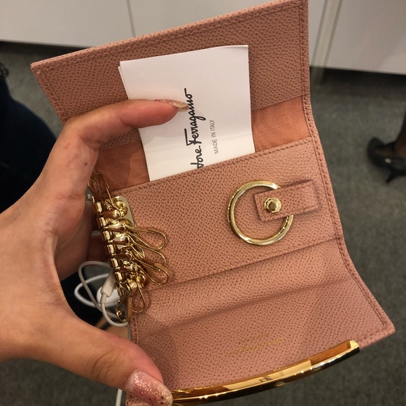 ferragamo key pouch
